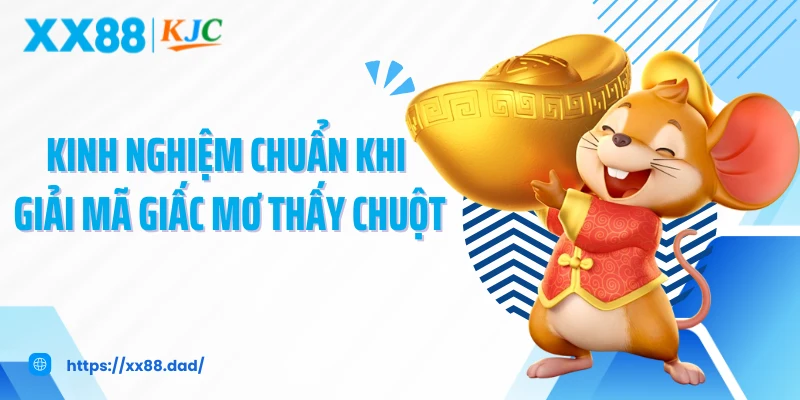 Kinh nghiệm chuẩn khi giải mã giấc mơ thấy chuột