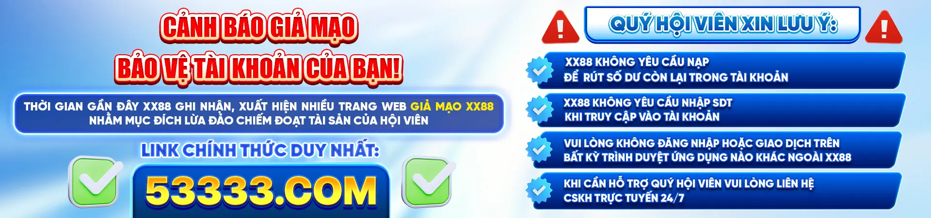 cảnh báo giả mạo